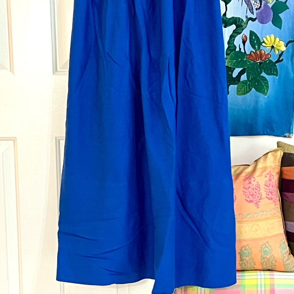 πΊπHPππΊ NWT Farm Rio Blue Fish Top Maxi Dress - Picture 12 of 16
